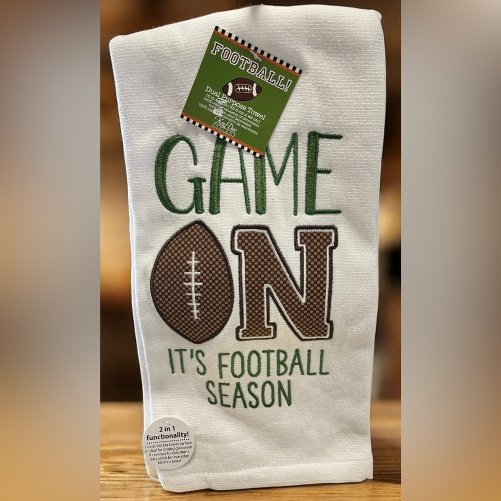 New Football Season Game On Kitchen Towel Game On Cotton
